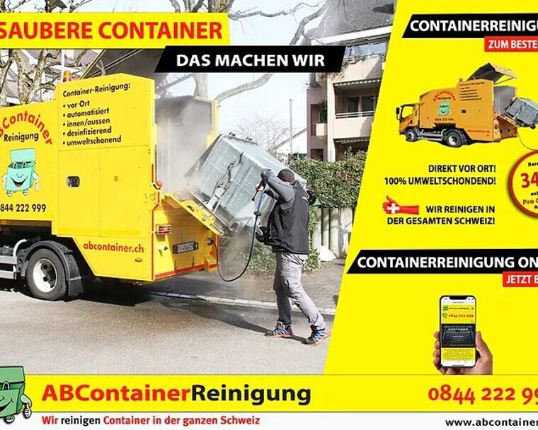 "SAUBERE CONTAINER - DAS MACHEN WIR!" 