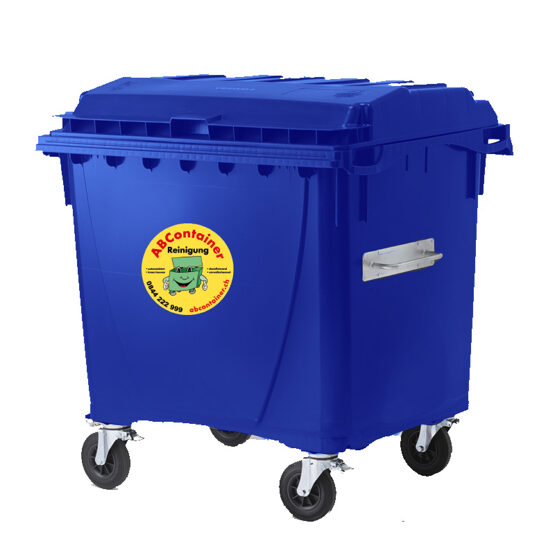 Kunststoffcontainer 1100 L blau