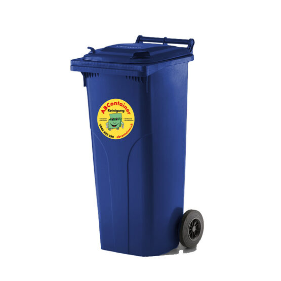 Kunsstoffcontainer 120 L blau