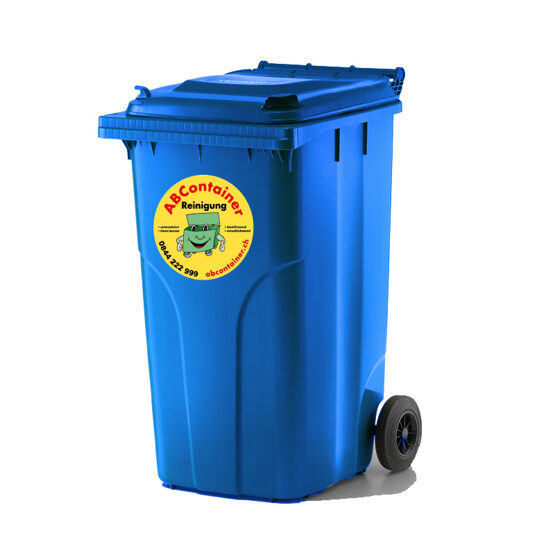 Kunsstoffcontainer 240 L blau