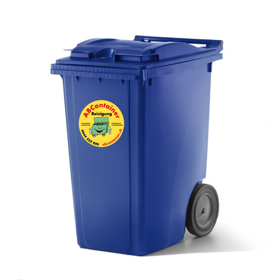 Kunsstoffcontainer 360 L blau